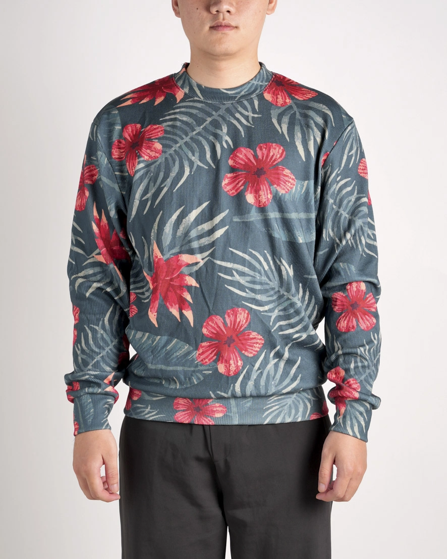 All-over Print Knitted Sweater