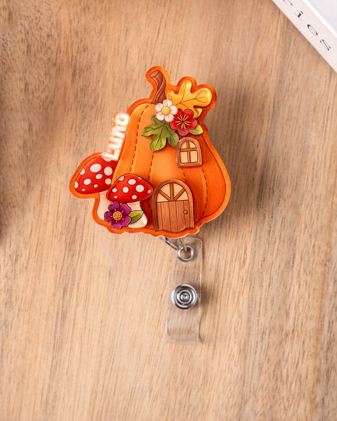 Custom Shape 2-Layer Acrylic Badge Reel
