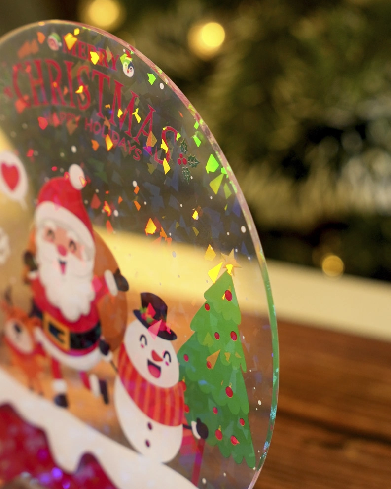 Custom Shape Hologram Plaque