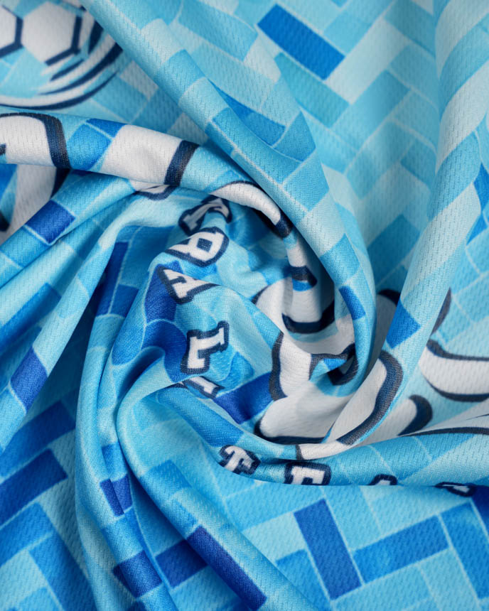 All-over Print Collared Football Jersey