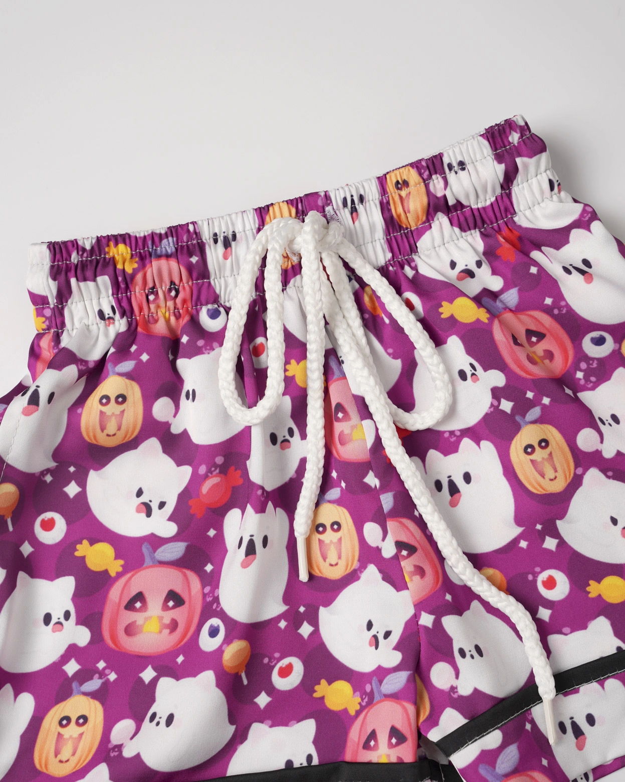 All-over Print Kid and Youth Satin Short-Sleeve Pajamas Set