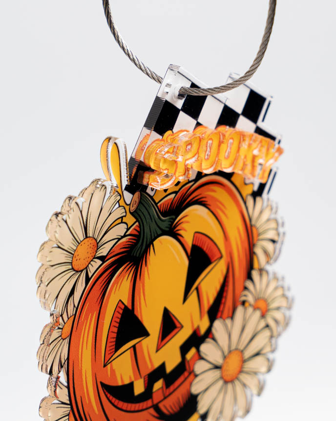 Custom Shape 2-Layer Clear Acrylic Tag