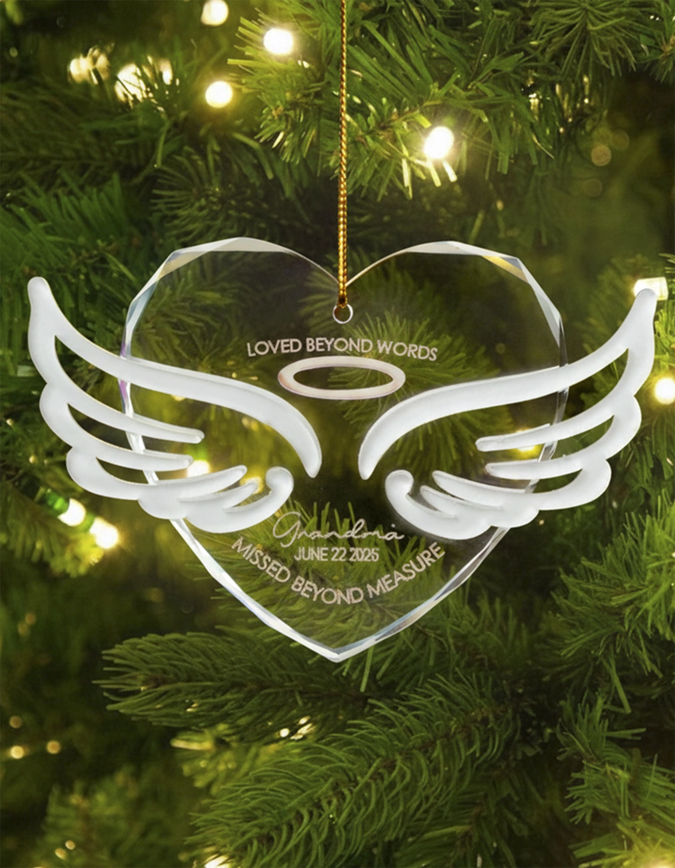 Glass and Acrylic Ornament