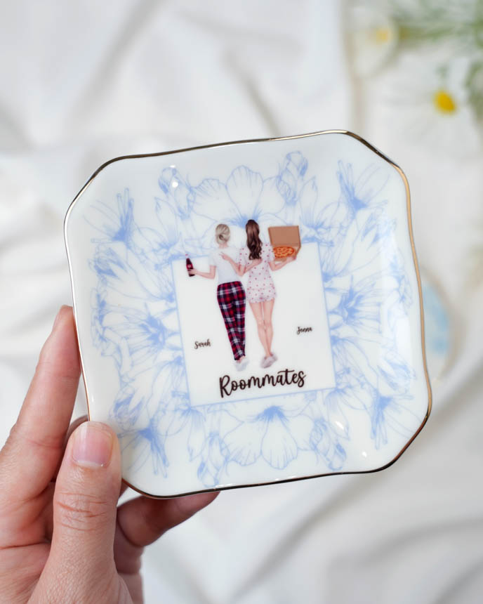 Fully Printed Ceramic Jewelry Dish (Made in US) 