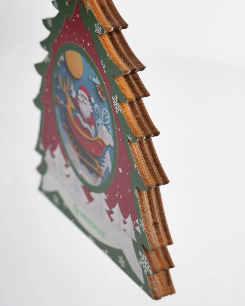 Custom Shape 3-Layered Wood Ornament