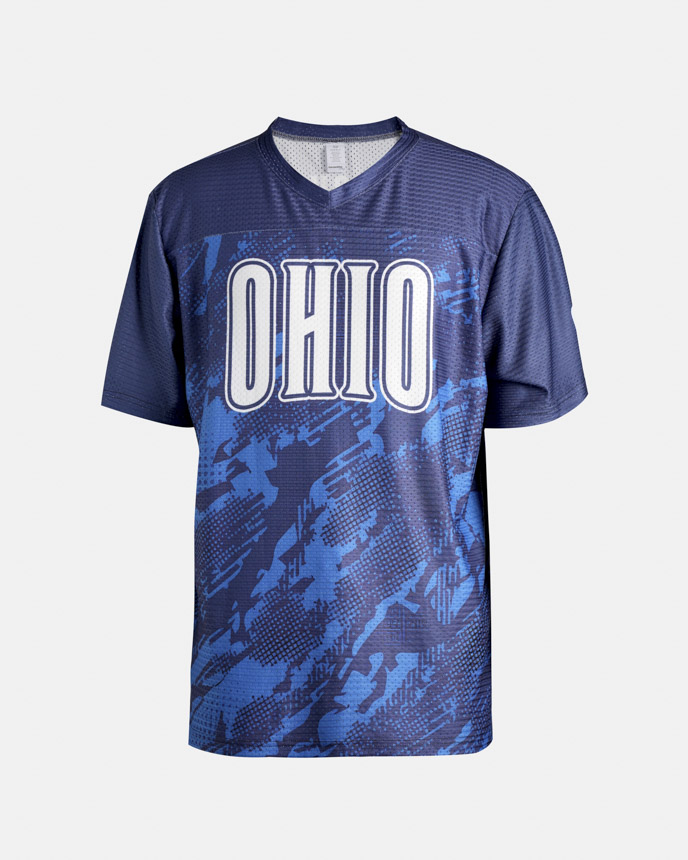 All-over Print Mesh Football Jersey