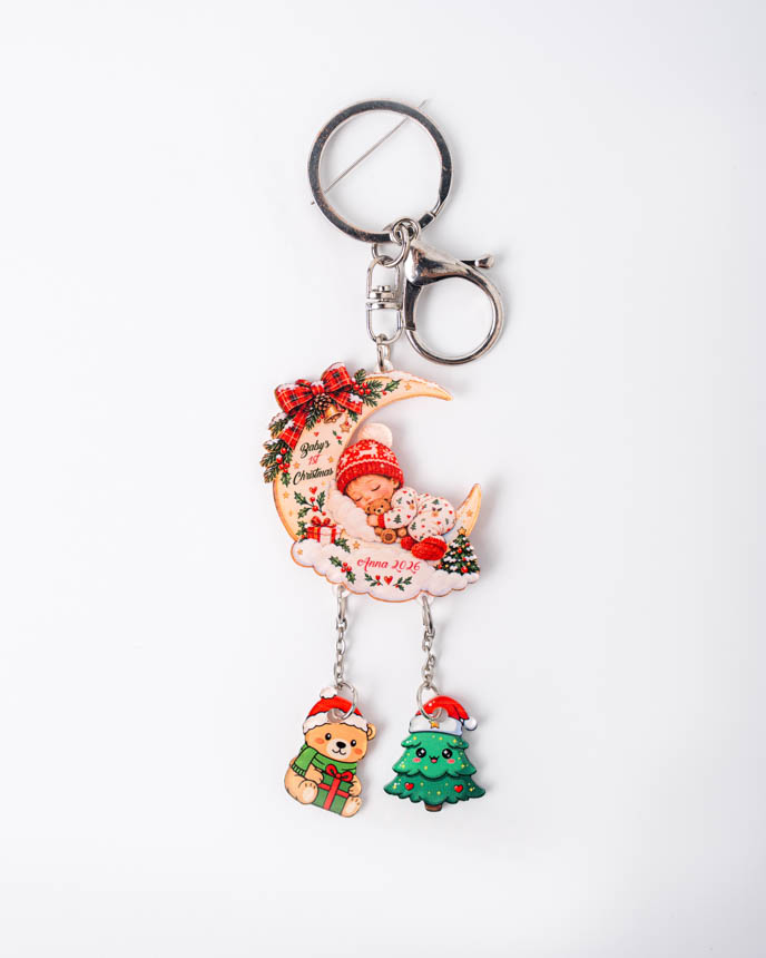 Custom Shape Acrylic Connected Keychain