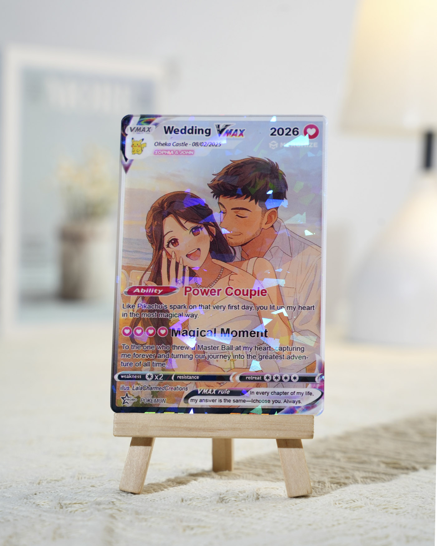 Custom Shape Hologram Card