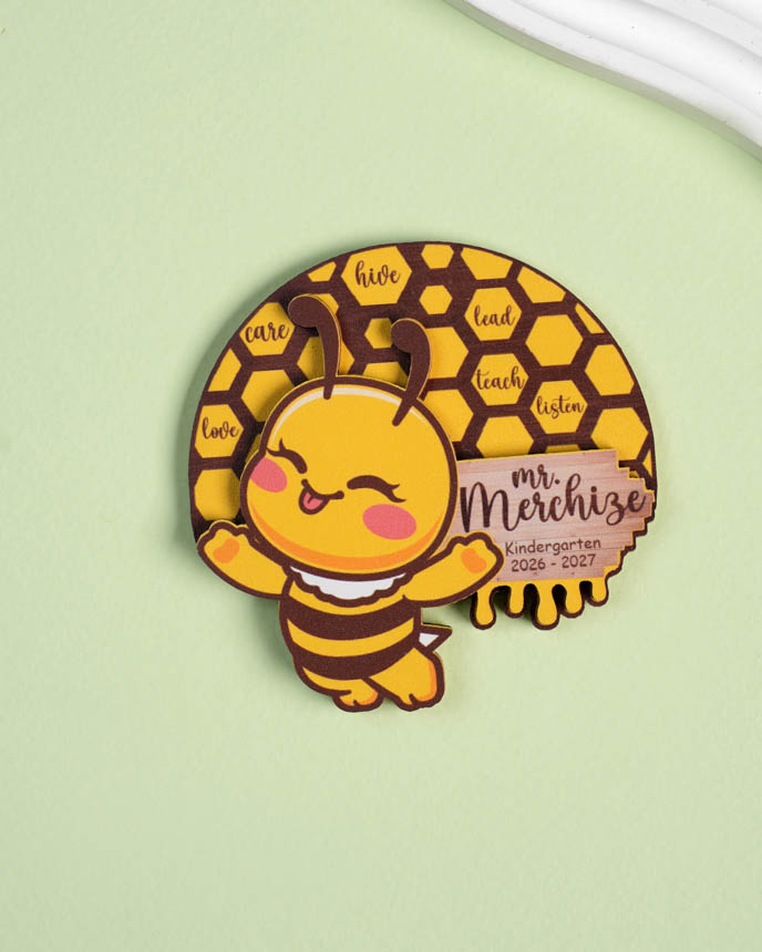 Custom Shape 2-Layer Wood Magnet