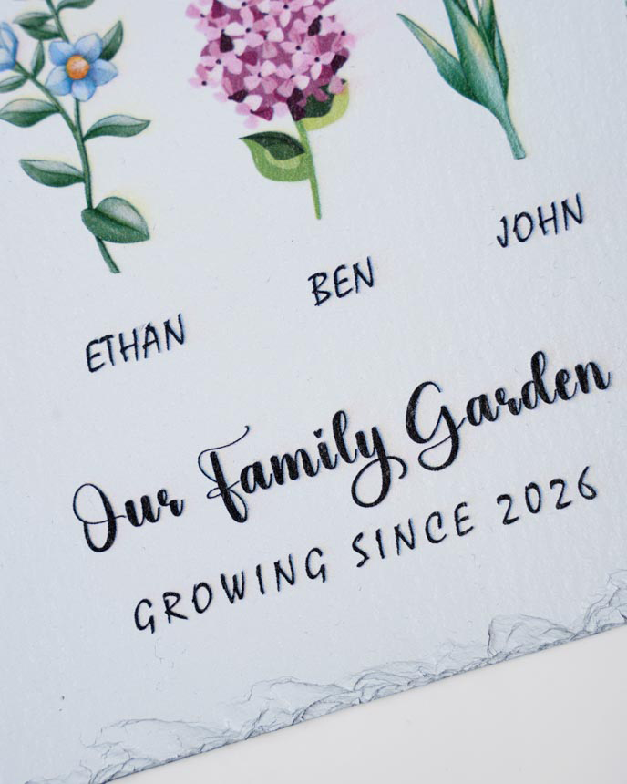 2-side Printed Memorial Garden Stone