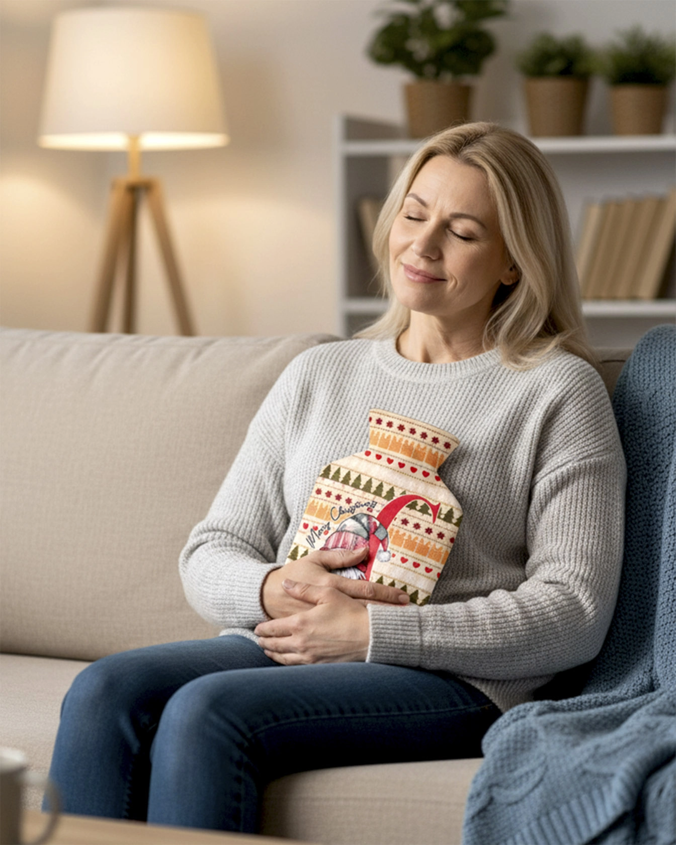 Plush Hot Water Bottle Cover