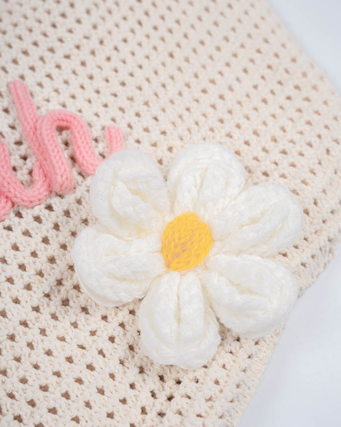 Embroidered Beach Tote Bag (Made in China)