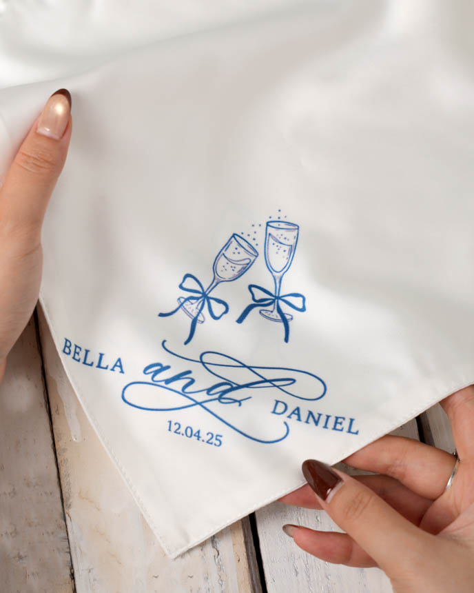 All-over Print Satin Handkerchief