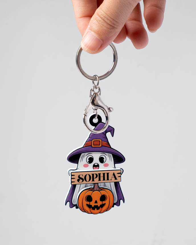 Custom Shape 2-Layer White Acrylic Tag