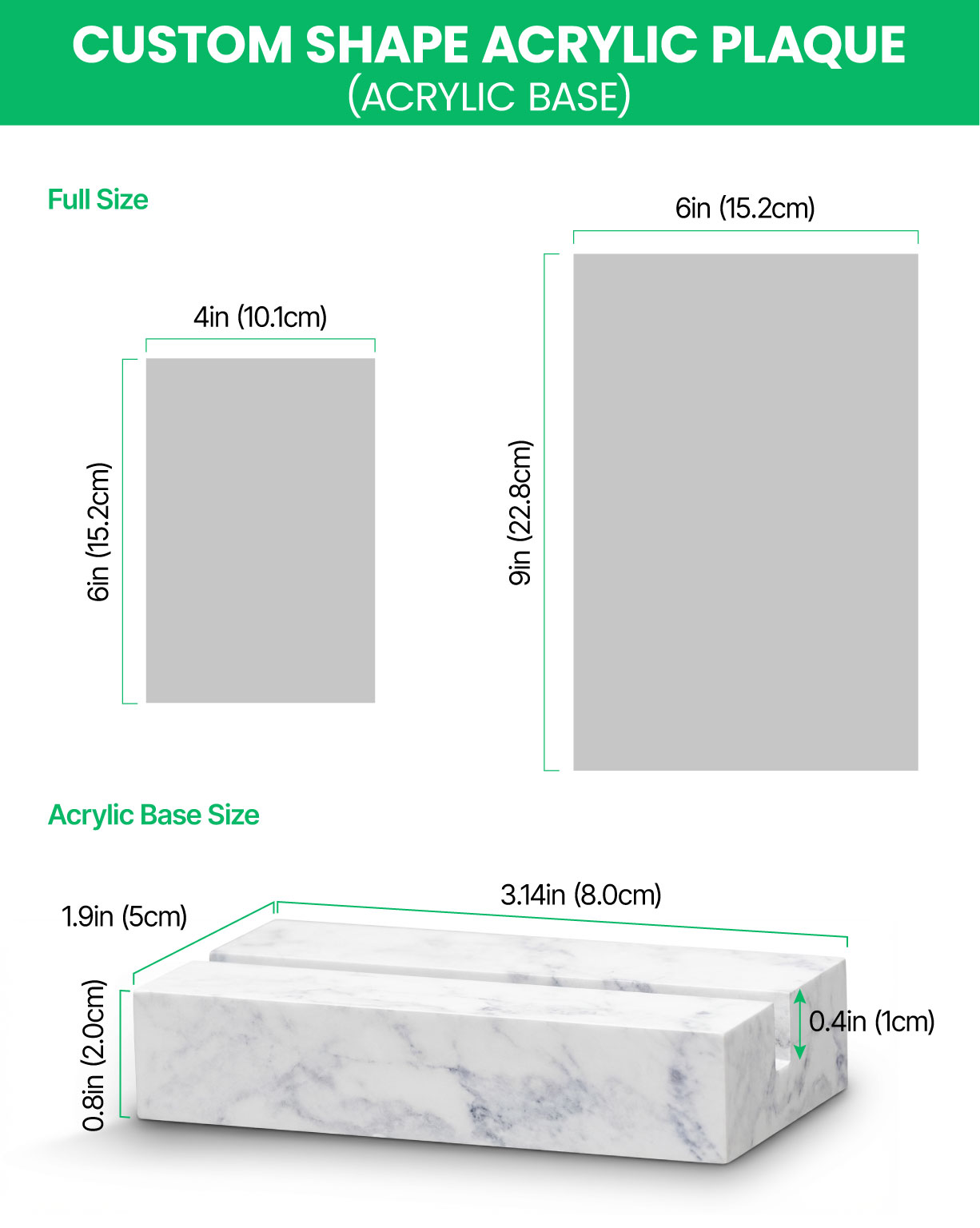 Custom Shape Acrylic Plaque