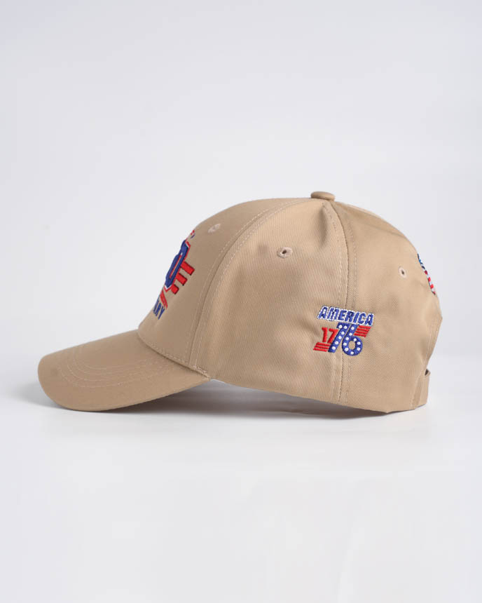 Flat and 3D Puff Embroidered Cap  
