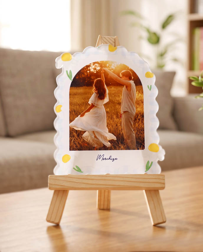 Custom Shape Acrylic Card