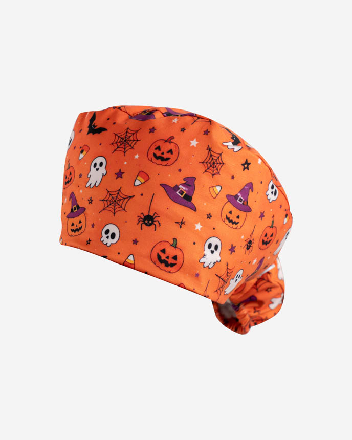 All-over Print Ponytail Scrub Cap