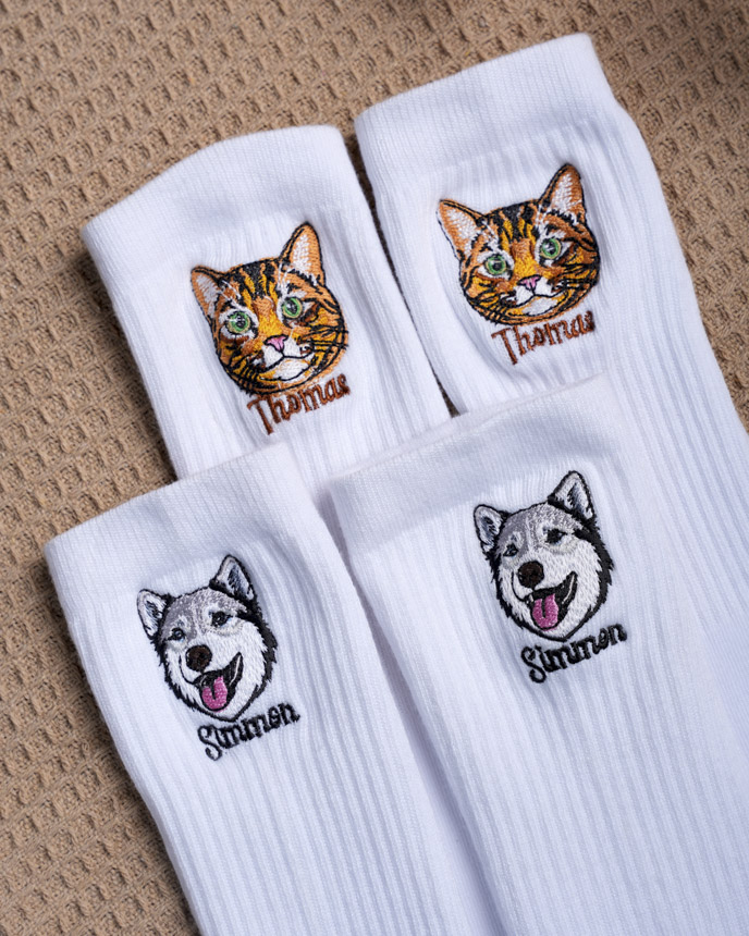 Embroidered Socks
