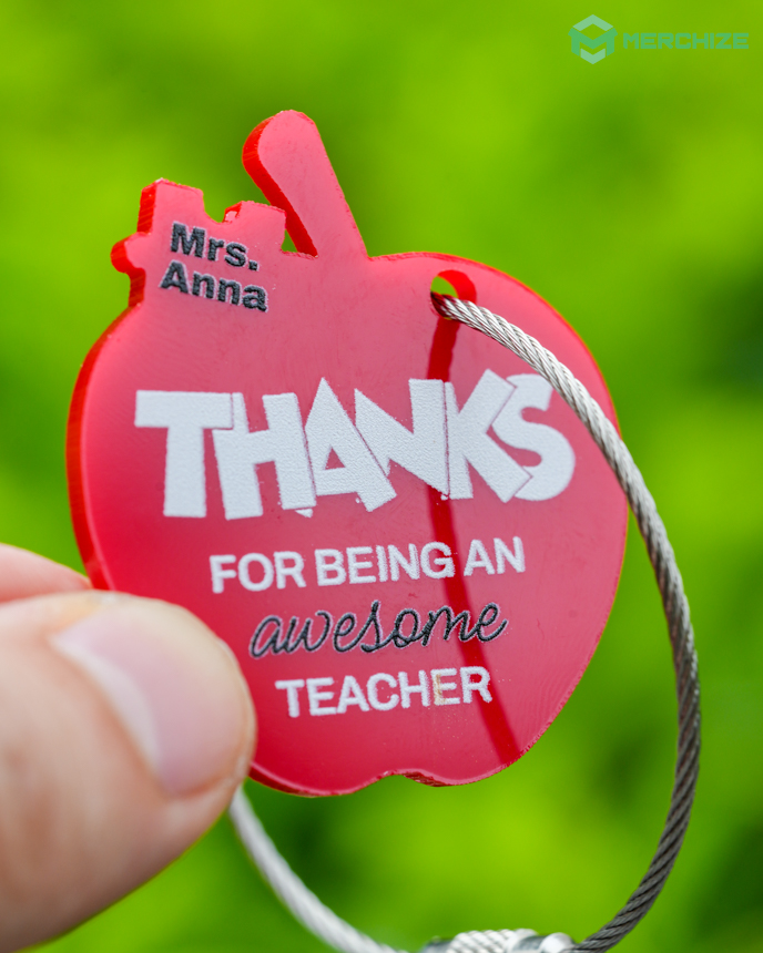 Custom Shape Colored Acrylic Tag