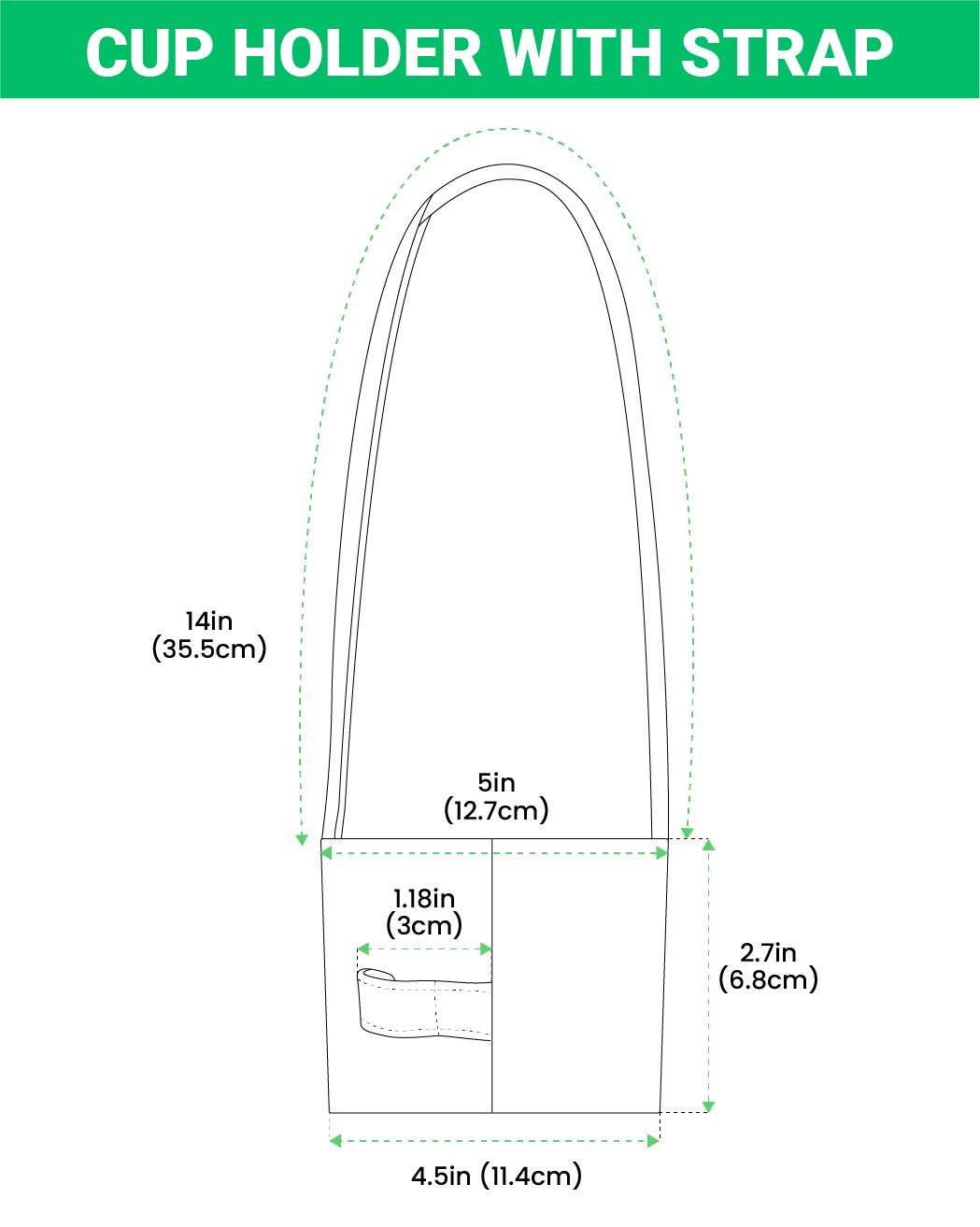 Cup Holder With Strap