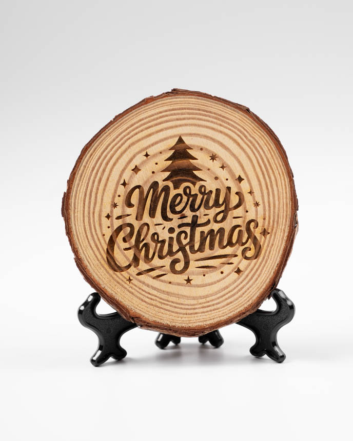 Engraved Wood Slice