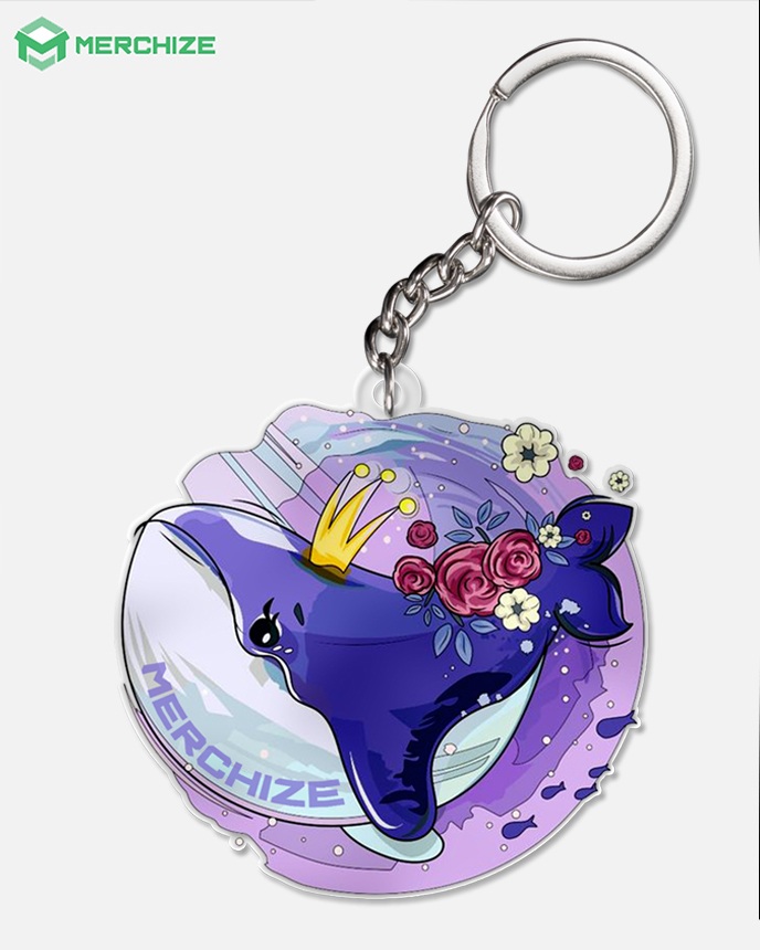 Custom shape 1-sided Acrylic Keychain