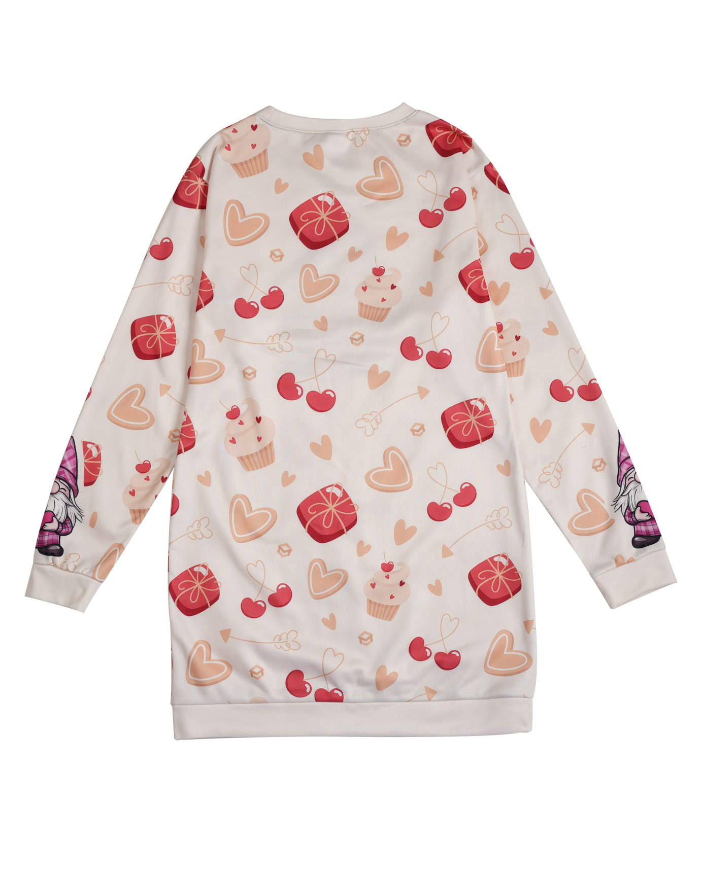 All-over Print Sweatshirt Dress