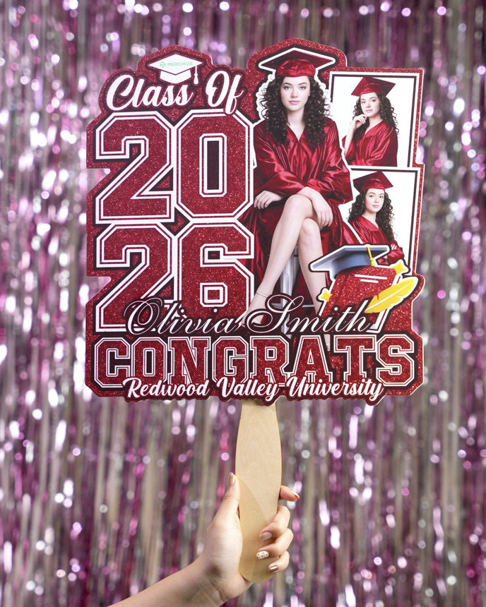 Custom Shape Photo Hand Fan