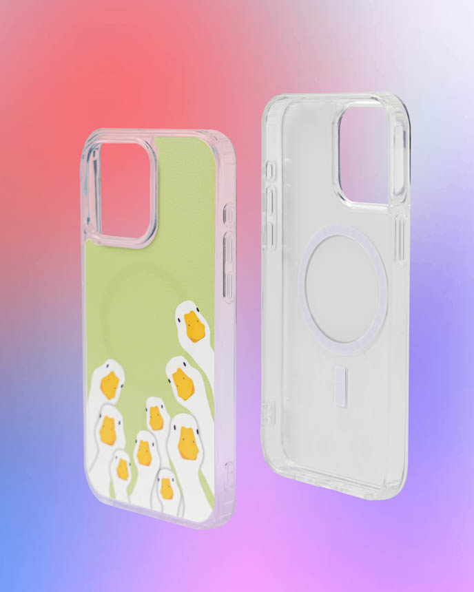 Magnetic Clear Phone Case (Made in US)