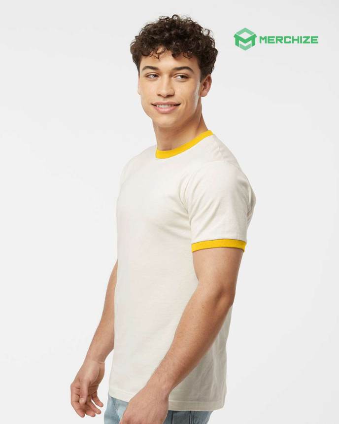 Unisex Fine Jersey Ringer T-Shirt Tultex 246 (Made in US)