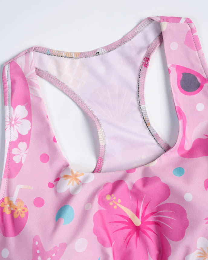 All-over Print Sporty Tank Bikini
