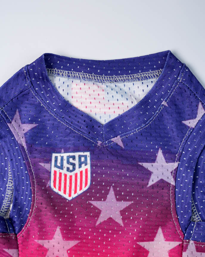 All-over Print Mesh Pet Soccer Jersey (Wide Shoulder)