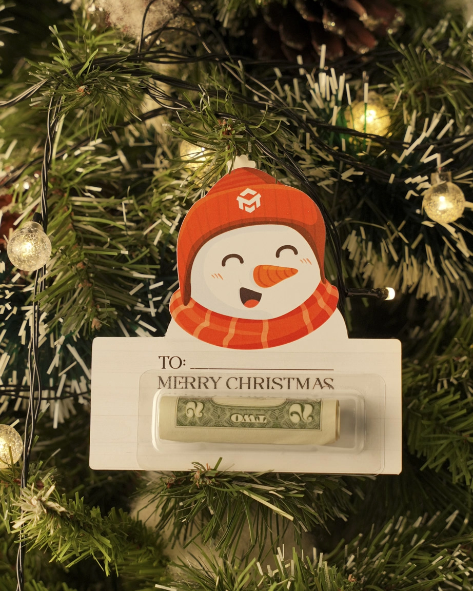 Custom Shape Money Holder Card