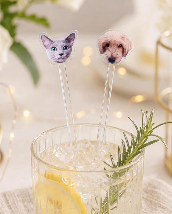 Custom Shape Acrylic Drink Stirrer