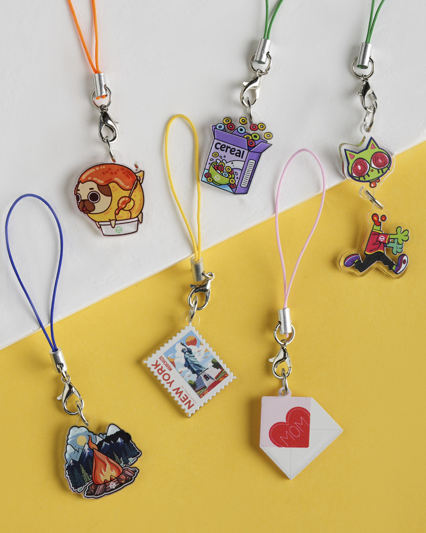 Custom Shape Acrylic Phone Charm