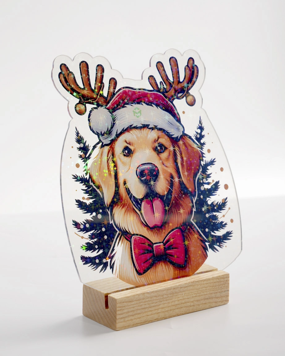 Custom Shape Hologram Plaque