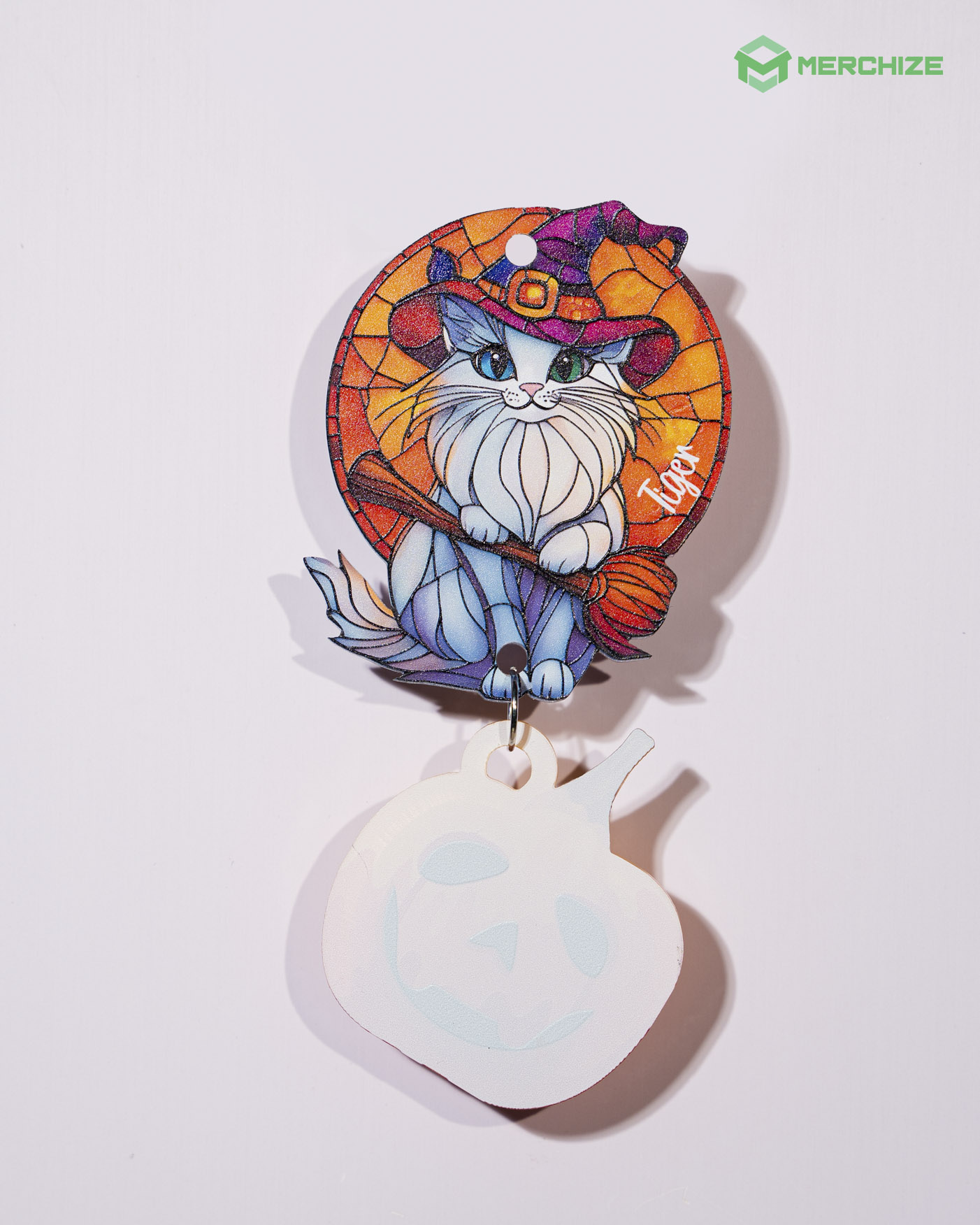 Custom Shape Hologram Charm