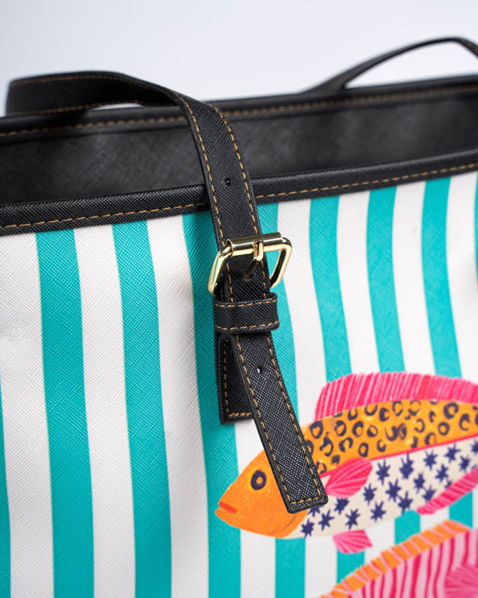Leather Tote Shoulder Bag (Made in China)