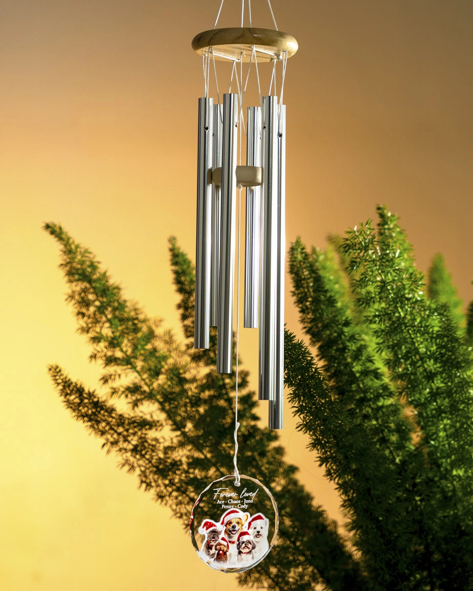 Glass Ornament Wind Chime