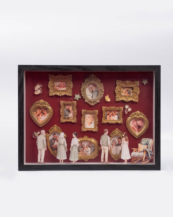 Custom Shape Acrylic And Photo Museum Frame Box