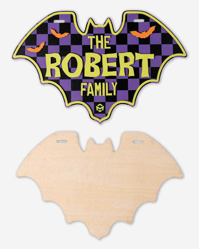 Custom Shape Wood Stroller Sign