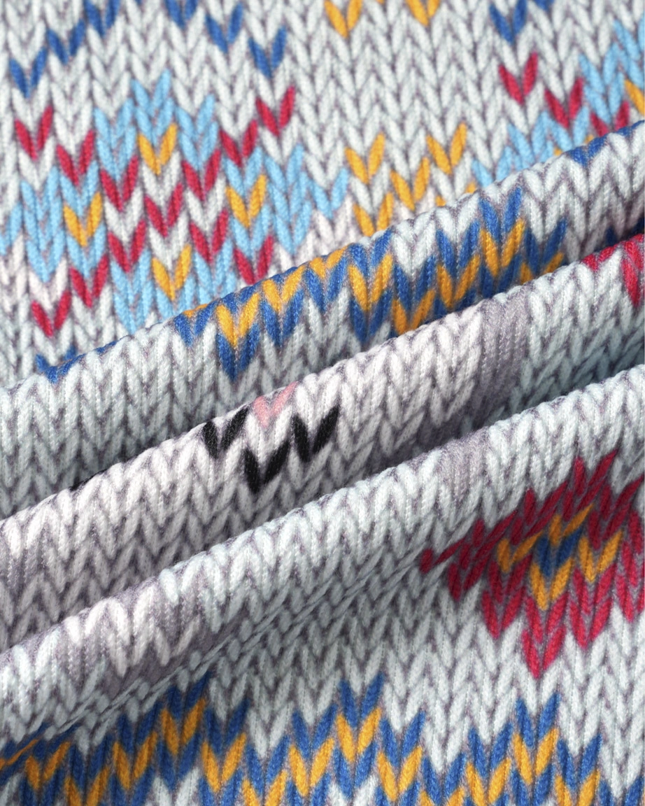 All-over Print Knitted Sweater