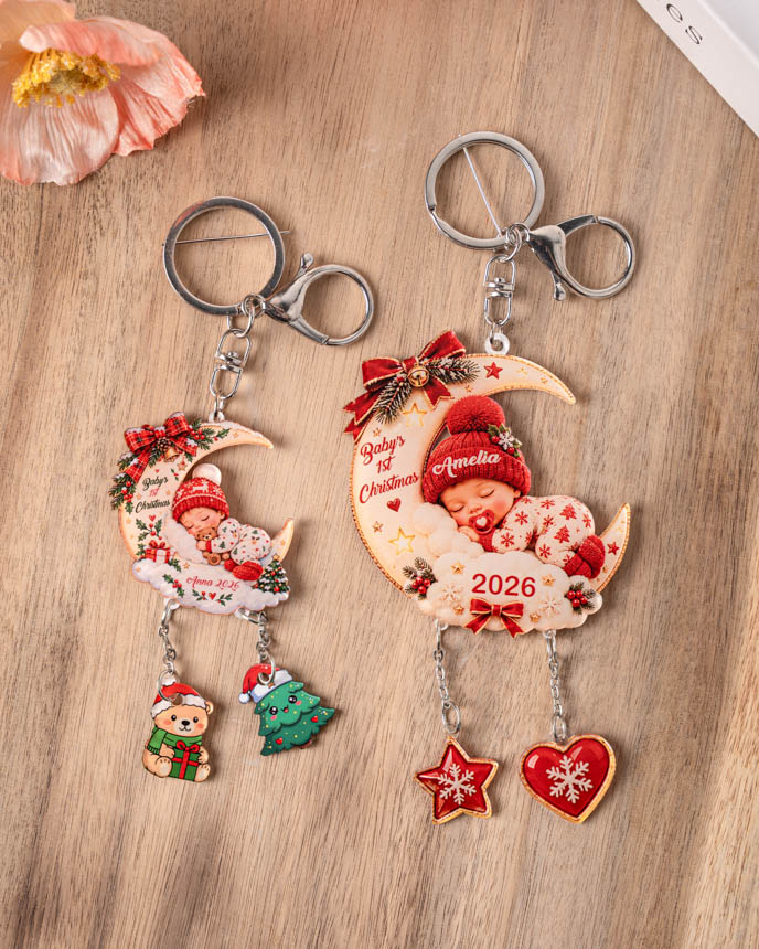 Custom Shape Acrylic Connected Keychain
