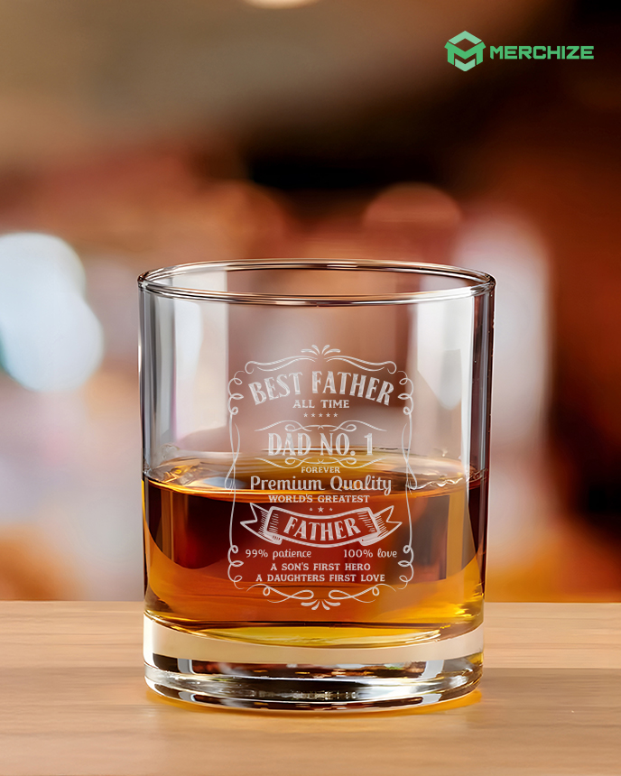 Engraved Whiskey Glass (Made in US)