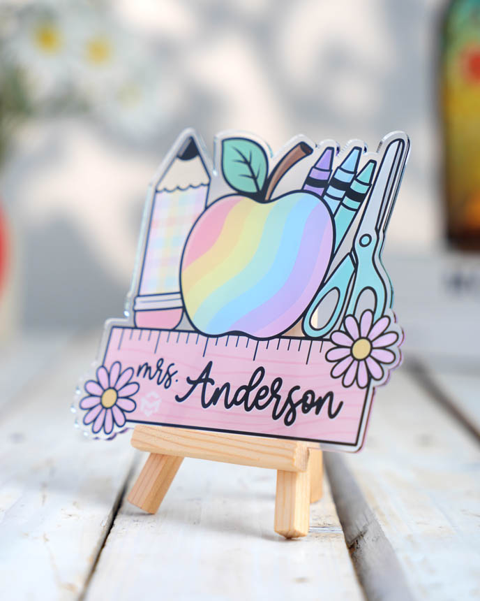 Custom Shape Acrylic Card