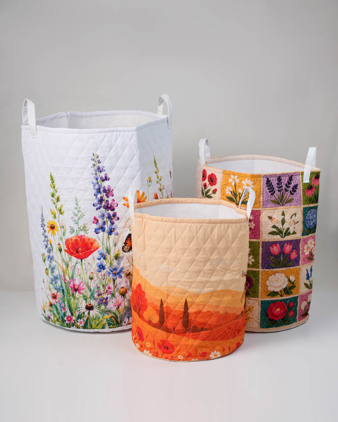 Quilt Laundry Basket
