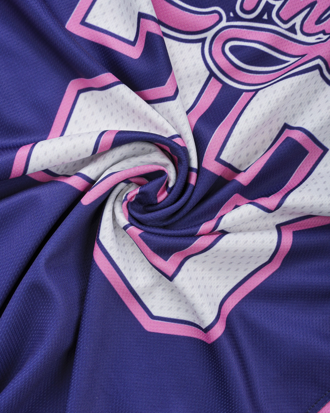 All-over Print V-neck Short Sleeve Jersey With Name Patch