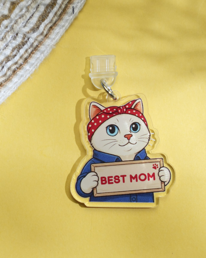 Custom Shape Acrylic Dust Plug Charm