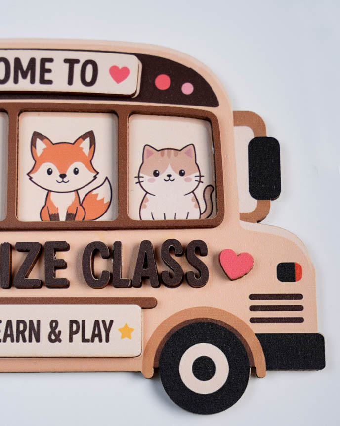 Custom Shape 2-Layer Wood Magnet